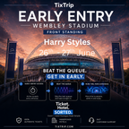 Harry Styles • Wembley Stadium • June 26 • Package for 2 people • £500 per person