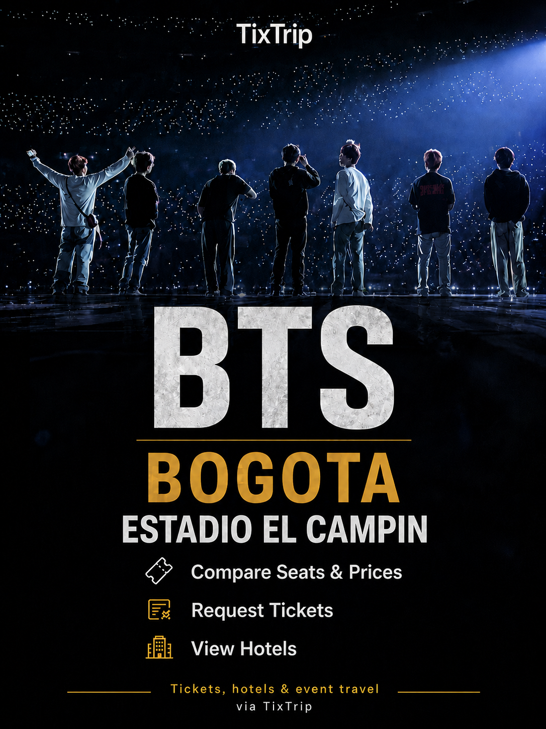 BTS •  Bogotá, Estadio El Campín • 2-3 October