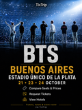 BTS • Buenos Aires, Estadio Único de La Plata • 21, 23 & 24 October
