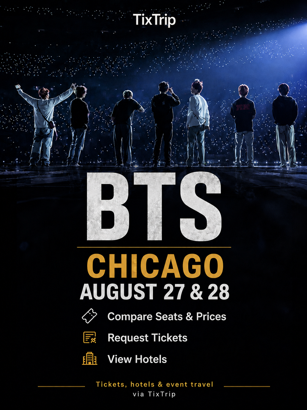 BTS • Chicago • 27–28 August 2026