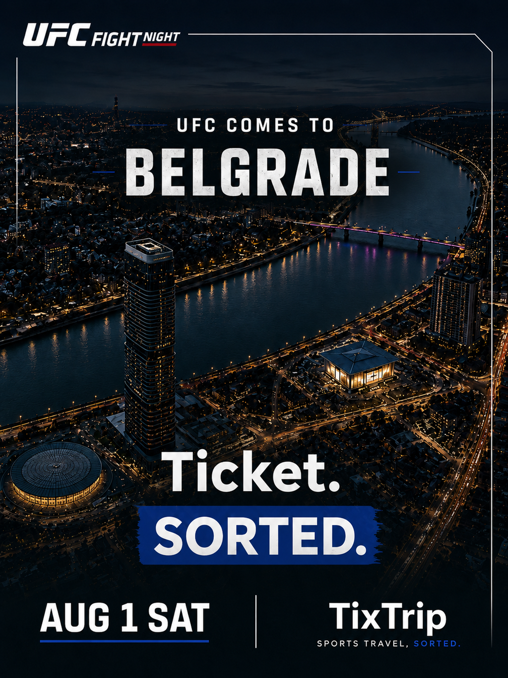 UFC Fight Night Belgrade • Lower Section Ticket Block 209
