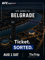 UFC Fight Night Belgrade • Lower Section Ticket Block 209