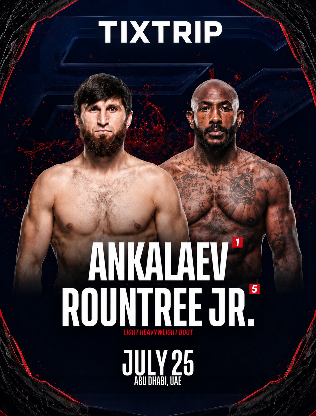 UFC Fight Night • Abu Dhabi • Lower Tier Ticket Block 113
