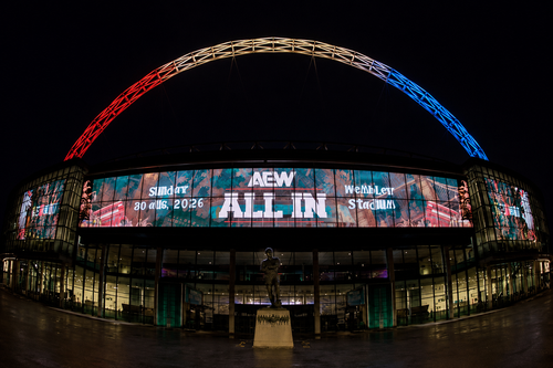 AEW All In • Wembley Stadium • August 30 • Package for 2 people • £250pp