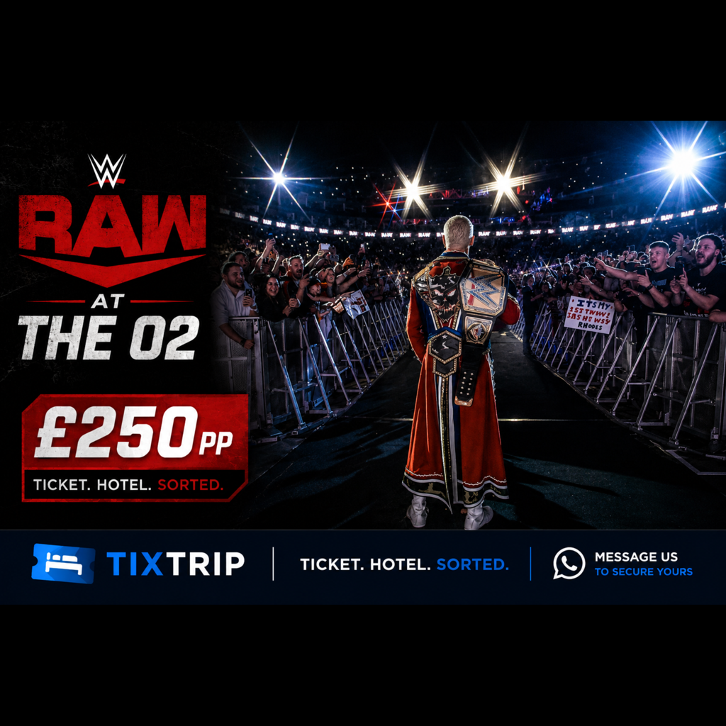 WWE RAW • London O2 • June 22 • Package